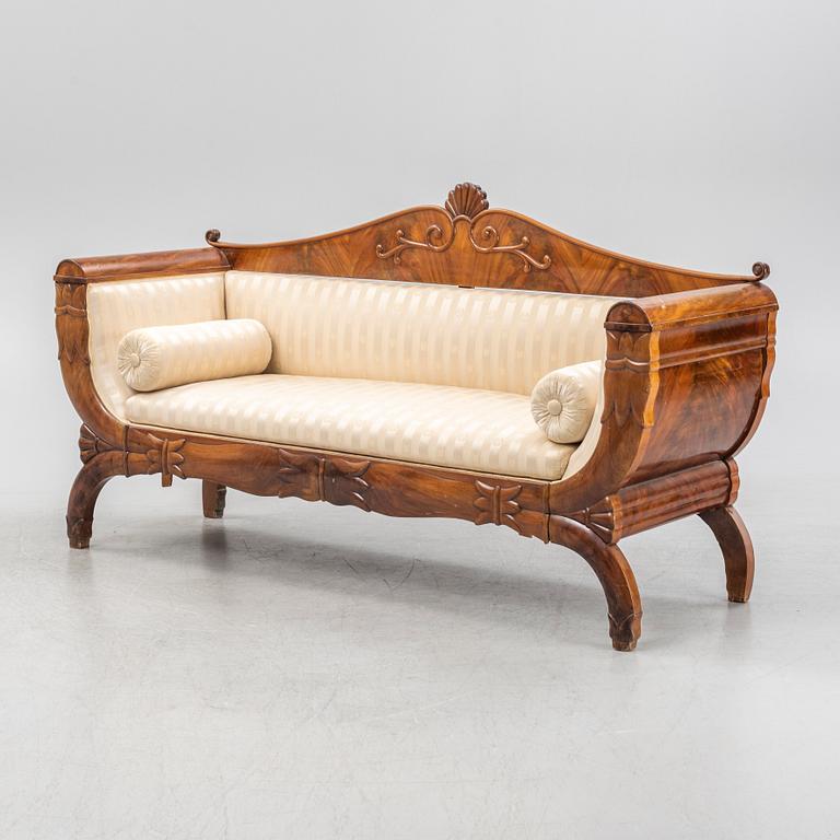 A empire style sofa, 19th Century.