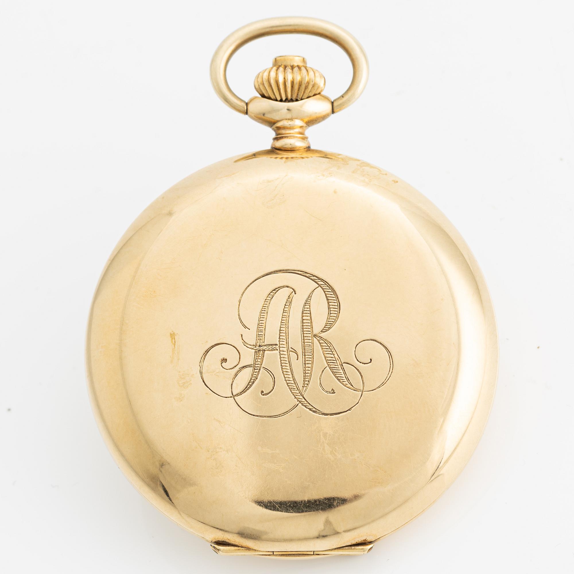 La Rochette, pocket watch, hunter, 49 mm.