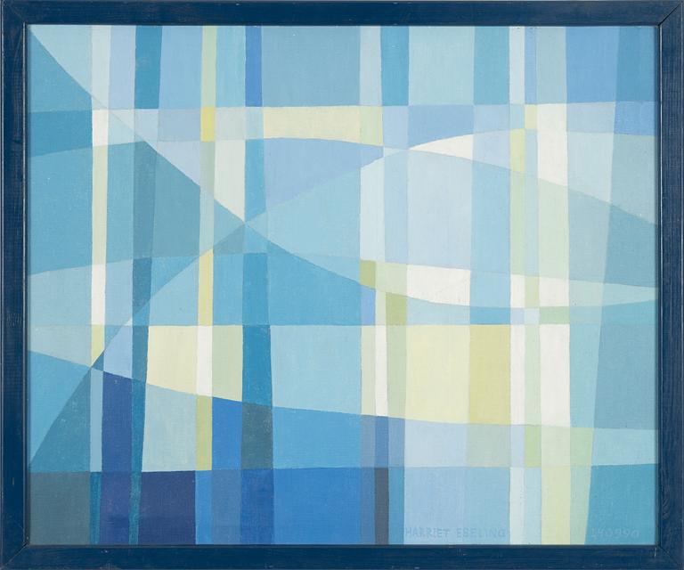 Harriet Ebeling, oil on canvas, signed.