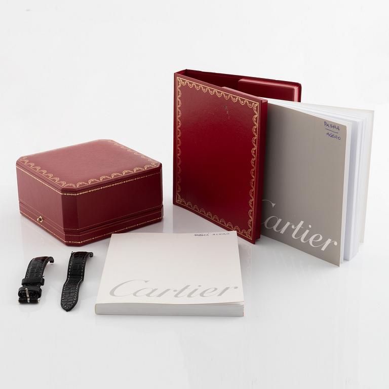 Cartier, Pasha, armbandsur, 35,5 mm.