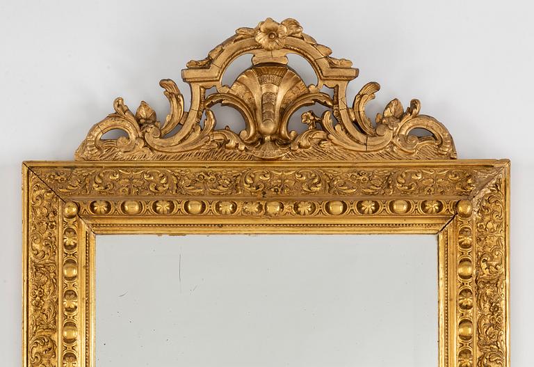 A late 19th century mirror.