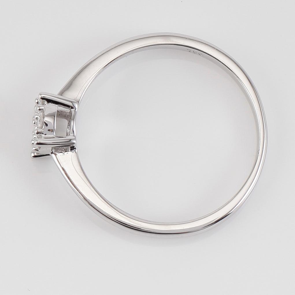 RING, 18K vitguld och diamanter tot ca 0.13 ct.