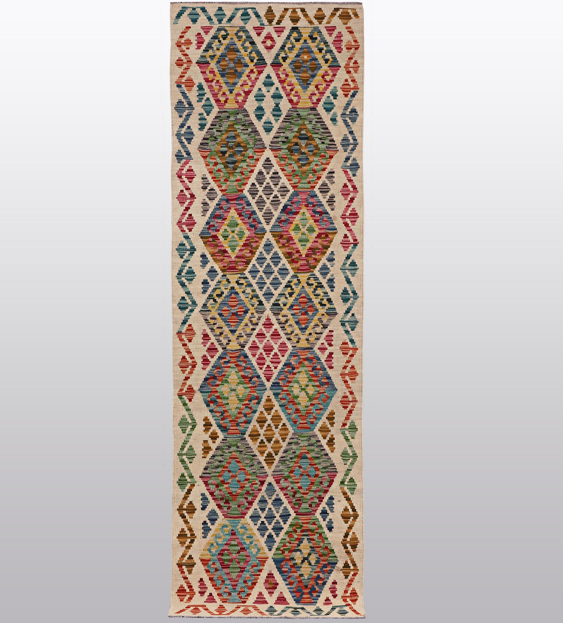 A runner, kilim, ca 249 x 67 cm.