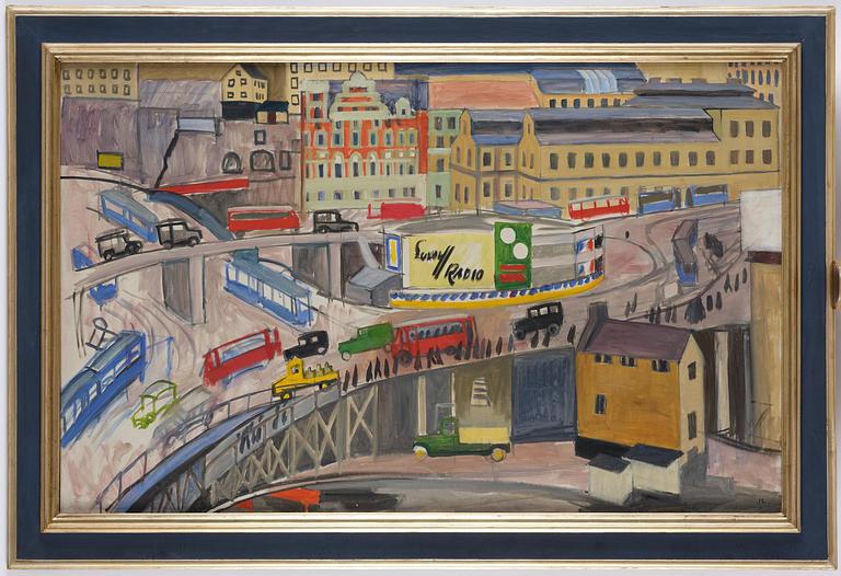 Hilding Linnqvist, "Slussbygget".