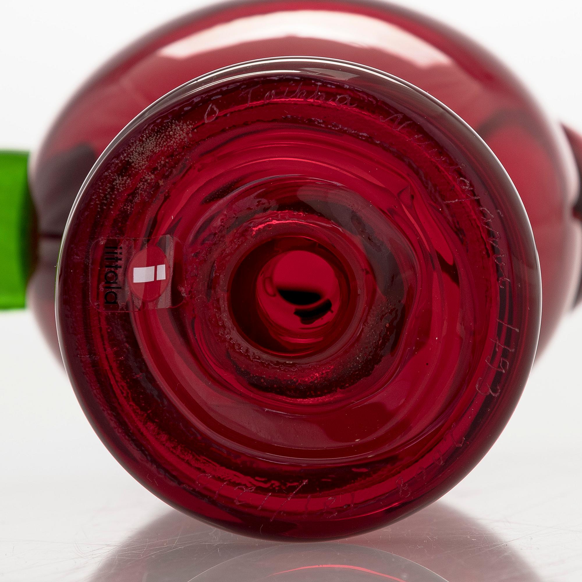 Oiva Toikka, 215th anniversary glass bird, 'Catcher', signed O. Toikka Nuutajärvi 1793-2008, 181/1215.