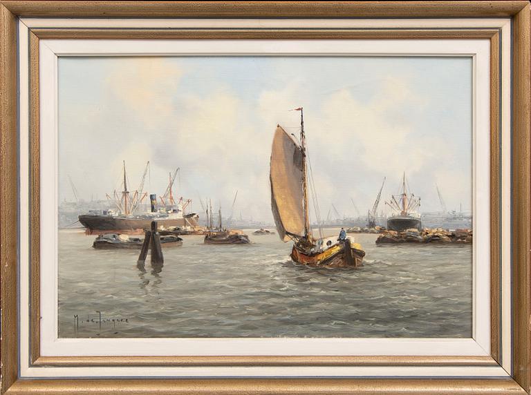 Marinus de Jongere, oil on canvas, signed.