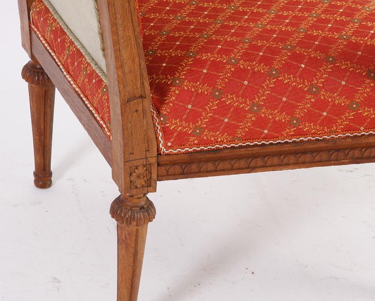 KARMSTOL, Louis XVI-stil.