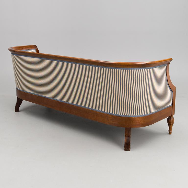 A mid-late 19th Century four-piece sofa suite.