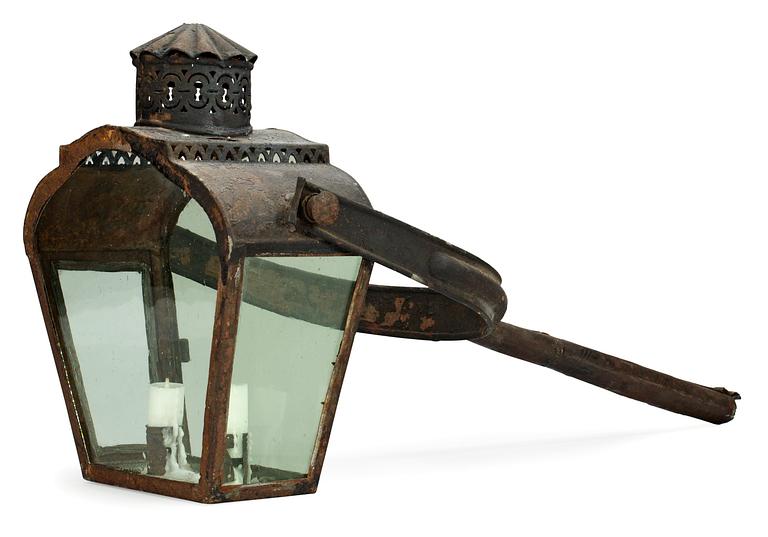 A 19th century servant's lantern.