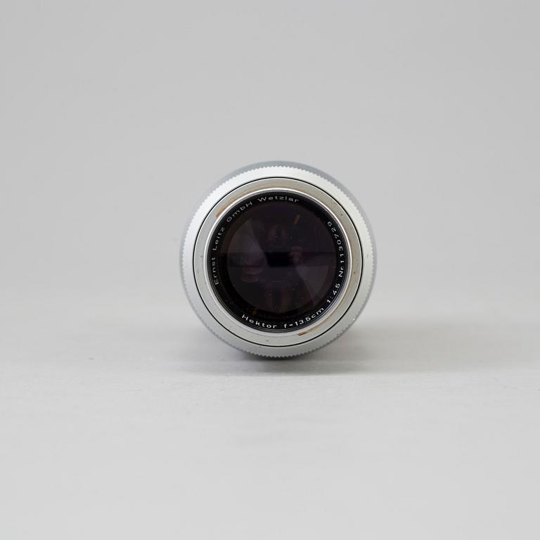 Hektor f=13.5 cm 1:4.5, Elmar f=5 cm 1:3,5, Canon 50mm f:1.8 from Germany and Japan.