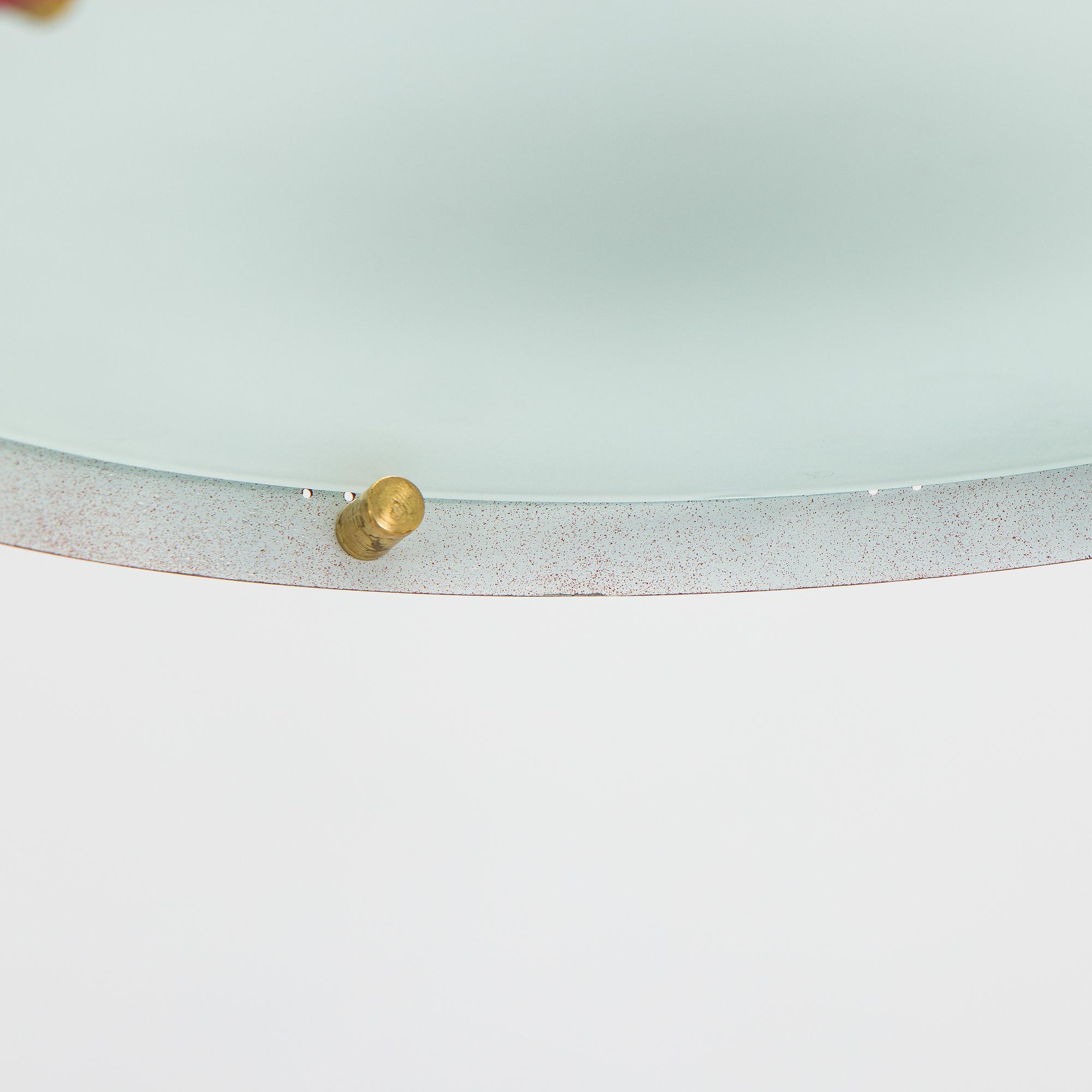 Paavo Tynell, a 1950s 9069/24 'Starry sky' ceiling light for Idman, Finland.
