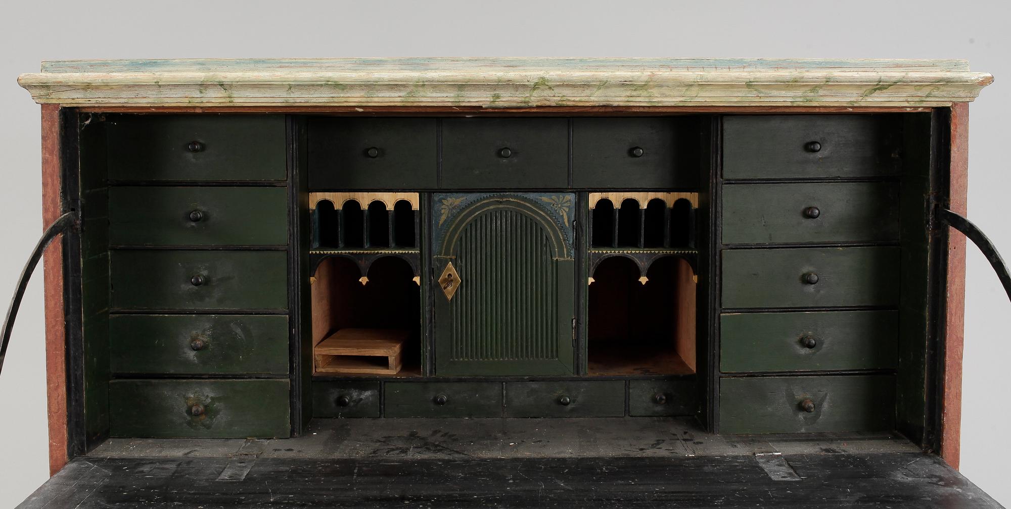 CHIFFONJE, allmoge, Hälsingland, 1800-tal.