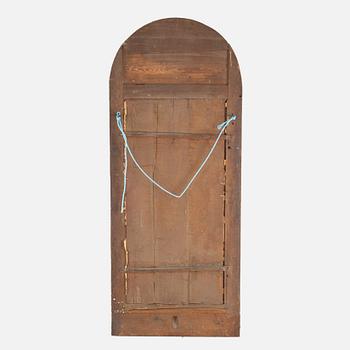 A Swedish Empire mirror and console table, early 19th century.