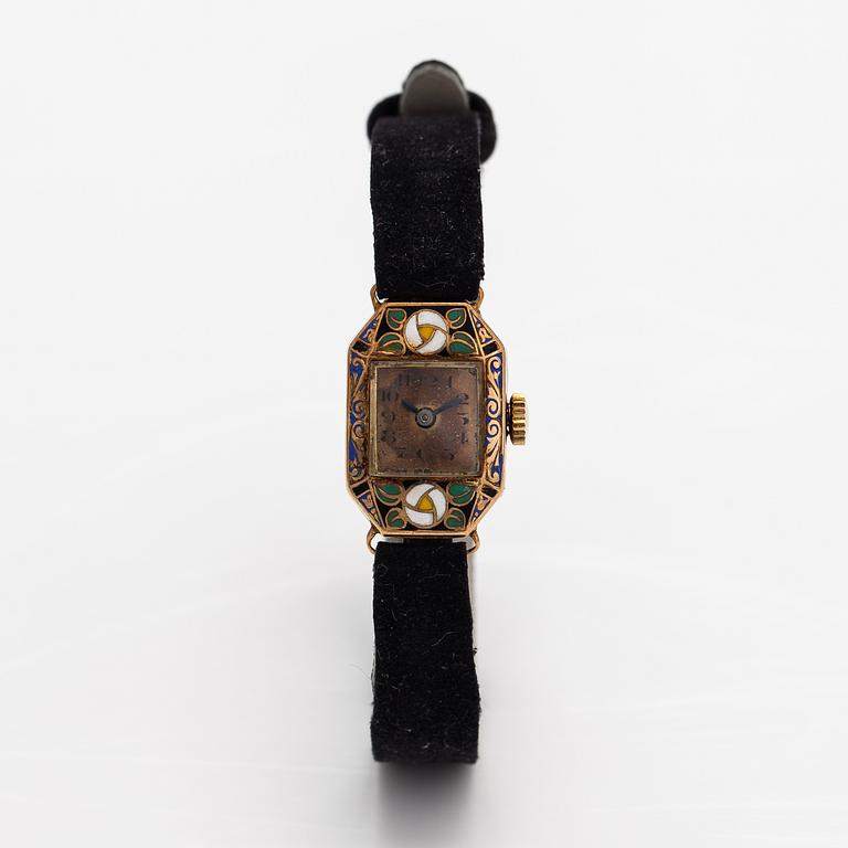 Wristwatch, 14 x 20 mm.