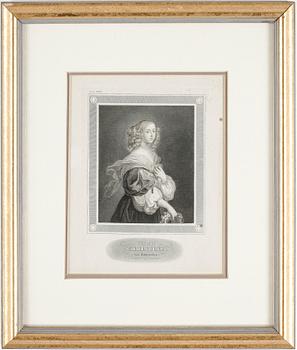 GRAVYRER, 4 st, SVENSKA REGENTER, 1800-tal.