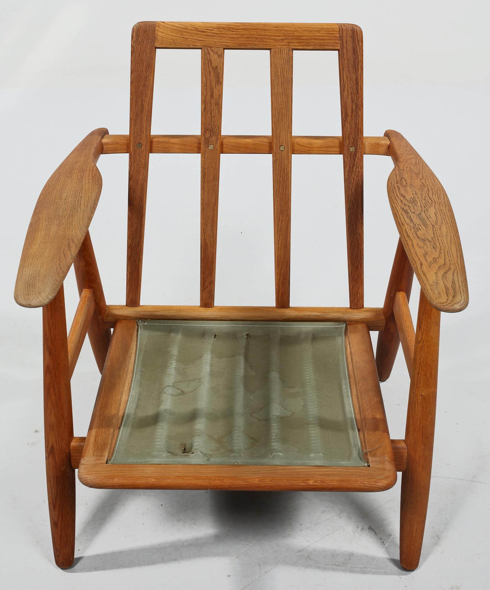 FÅTÖLJ, "GE 240/Cigarren", Hans J Wegner, 1900-talets tredje kvartal.