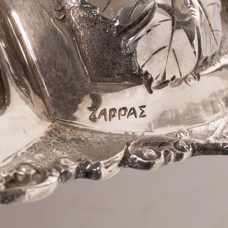 Decorative bowl, sterling silver, 20th century.