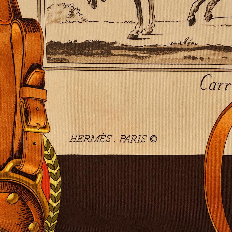 Hermès, scarf, “Carrick à Pompe”.