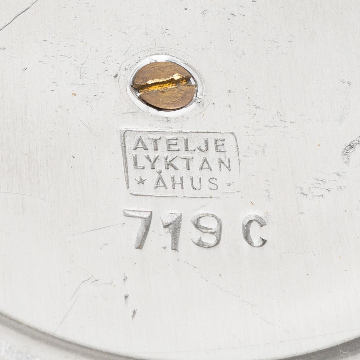 Hans Bergström, a pair of  table lamps, model "719", atelje Lyktan, Sweden 1960s.
