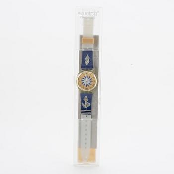 Swatch, Blue Anchorage, armbandsur, 34 mm.