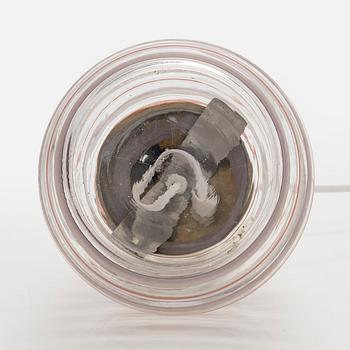 Bordslampa, Köklax Glasbruk, 1930-tal.