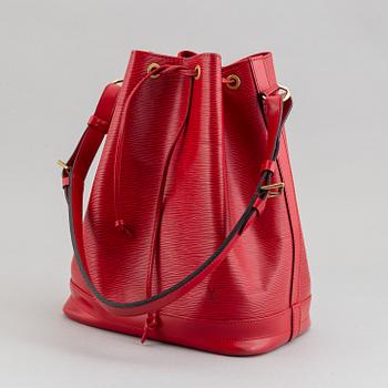 Louis Vuitton, a red Epi 'Noé' handbag, 1995.