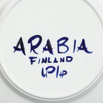 KAFFESERVIS, 22 delar, porslin, "Valencia", Ulla Procopé, Arabia. Formgiven 1960.