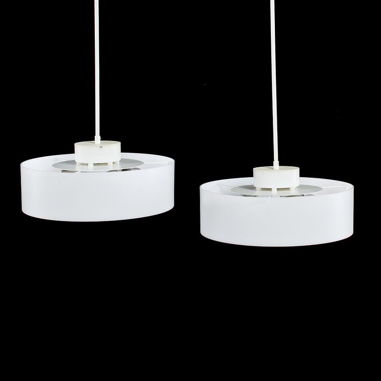 TAKLAMPOR, ett par, Luxus, 1900-talets andra hälft. Höjd 75 cm.