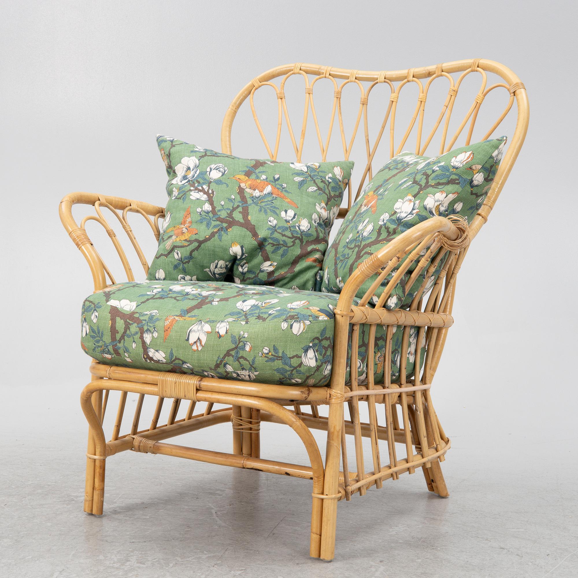 Josef Frank, fåtölj, modell B 311, Firma Svenskt Tenn.