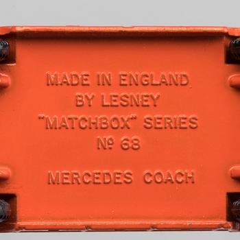 LESNEY MATCHBOX SERIES SIX CARS.