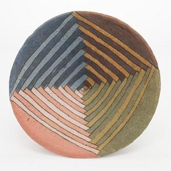 Inkeri Leivo, skål på fot, keramik, signerad Inkeri Leivo Arabia.