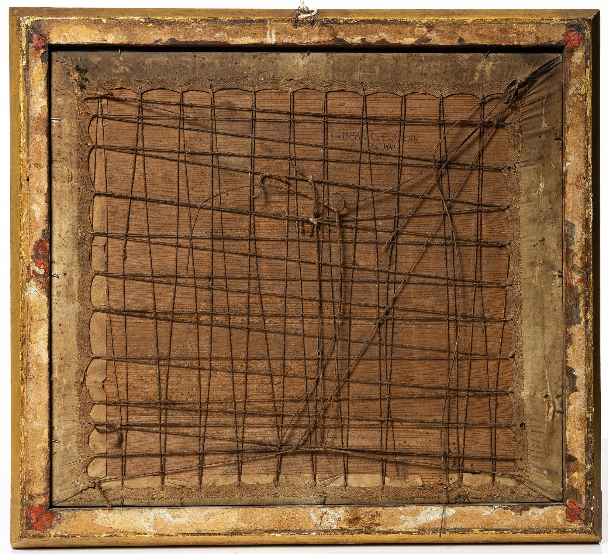 An Empire silk embroidery, signed C. M. Meÿer, early 19th Century.