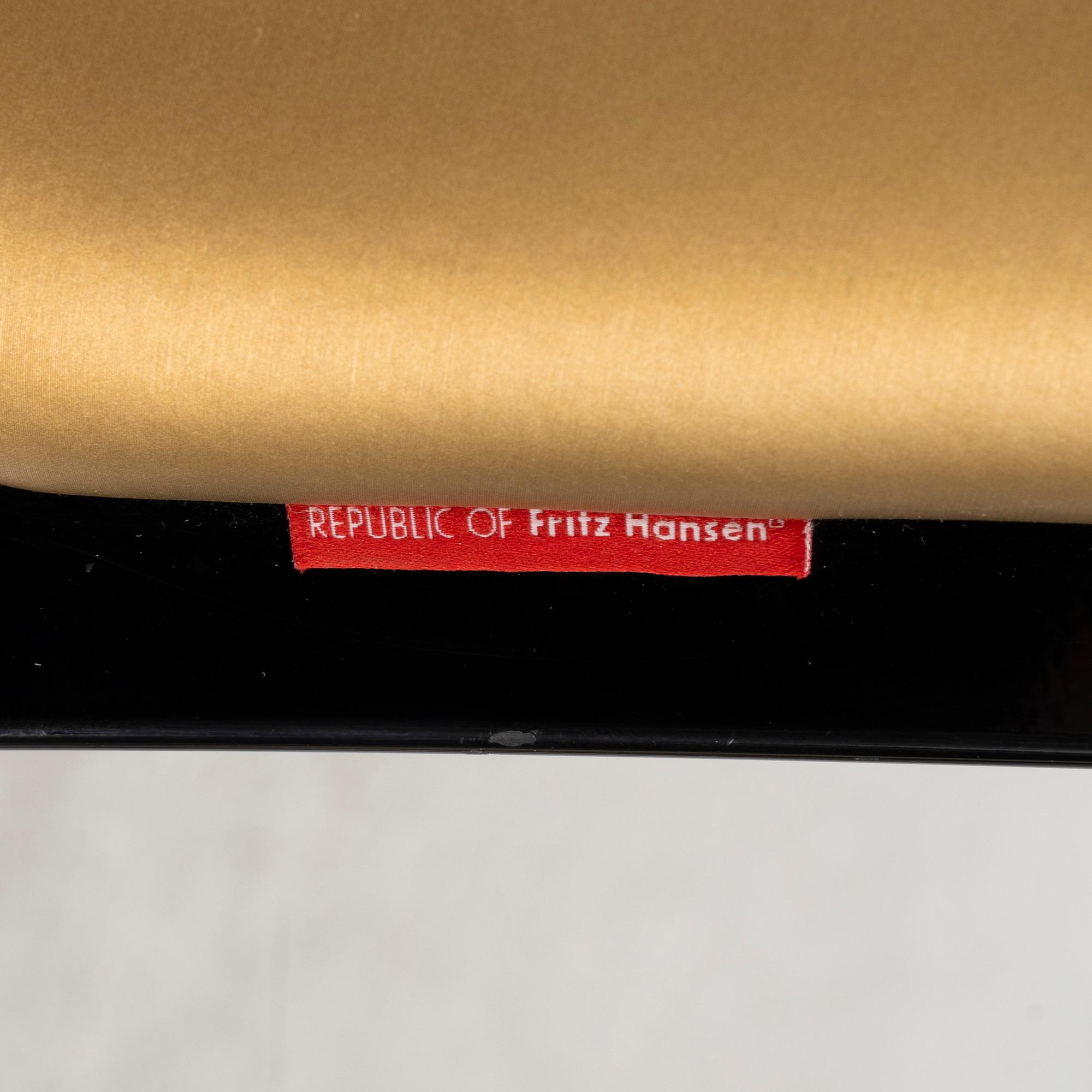 Jurgen Laub & Markus Jehs, a pair of 'JL10' easy chairs, Fritz Hansen, Denmark, 2008.