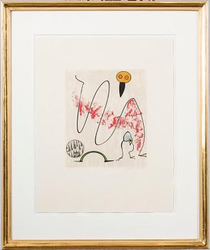 MAX ERNST, etching in colours, signed and numbered 69/100.