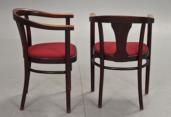 KARMSTOLAR, ett par, Thonet, 1900-tal.