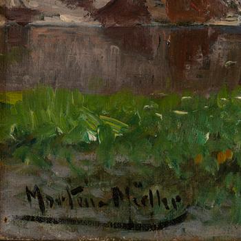 Morten Müller, oil on canvas, signed Morten Müller.