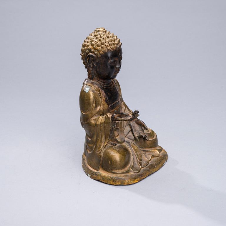 BUDDHA, metall, Kina 1900-talets första hälft.