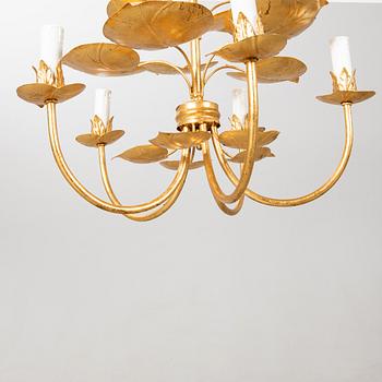 Ceiling lamp, probably Italy, second half of the 20th century.