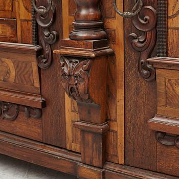 A Baroque style cabinet, 19th Century.