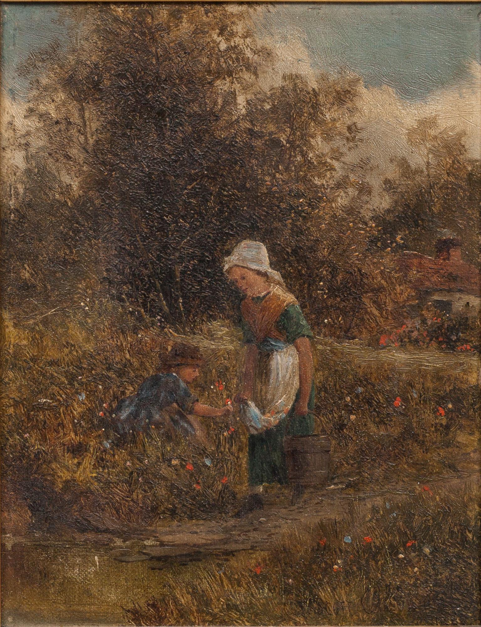 THOMAS SCOTT CALLOWHILL, oljemålning på duk, signerad.