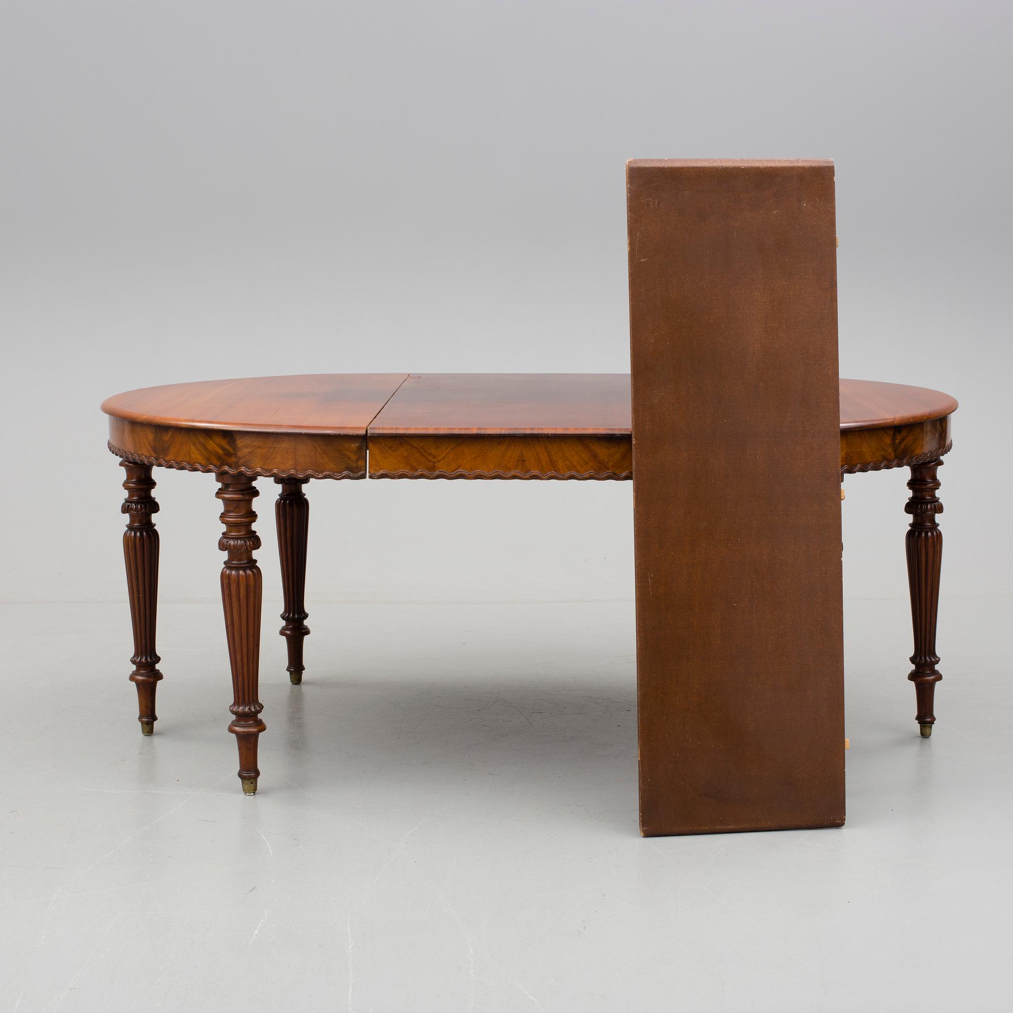 MATBORD, nyrokoko, 1800-talets slut.