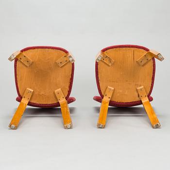 Alvar Aalto, A set of five mid-20th century '69' chairs for O.Y. Huonekalu- ja Rakennustyötehdas A.B.