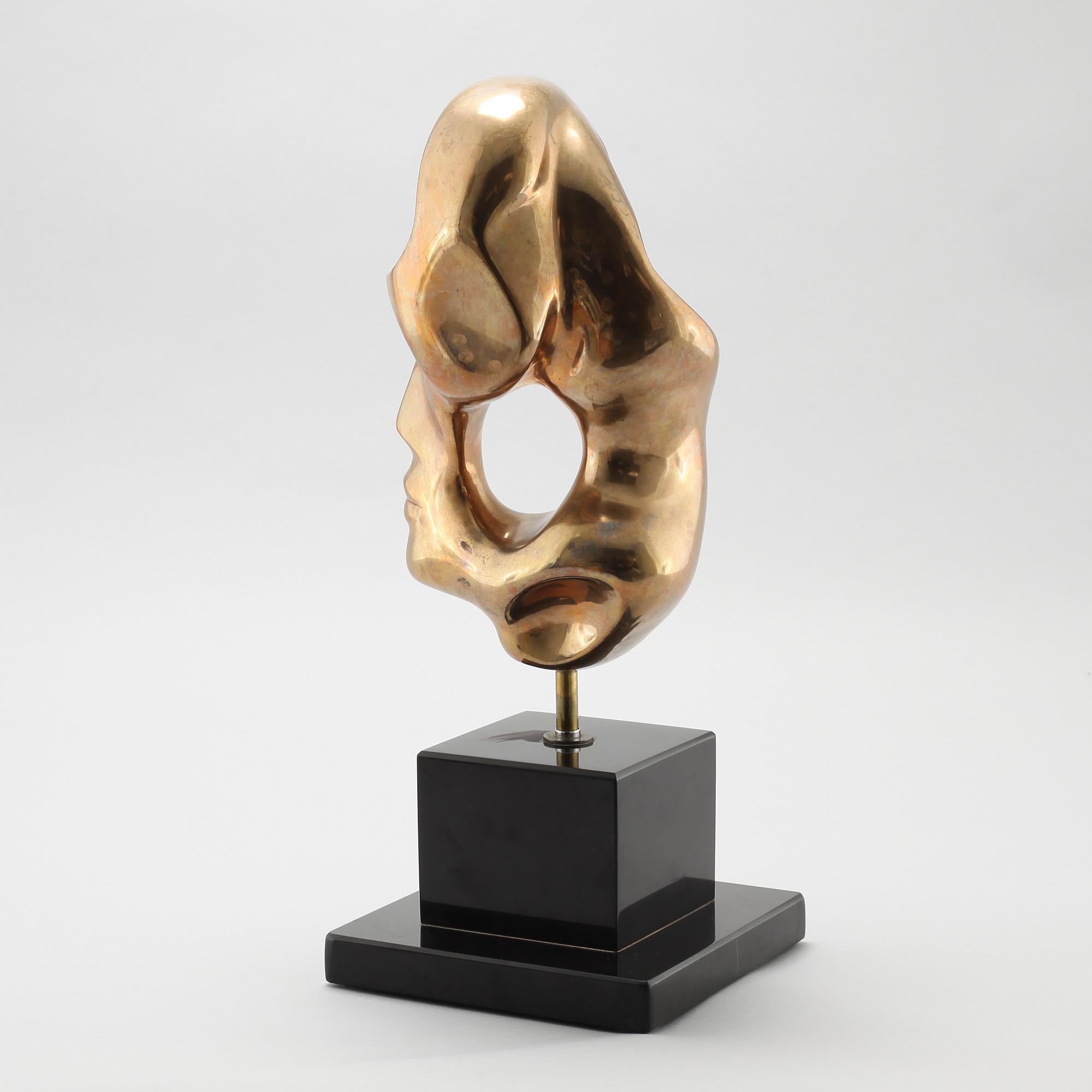 sculpture, bronze, signed.