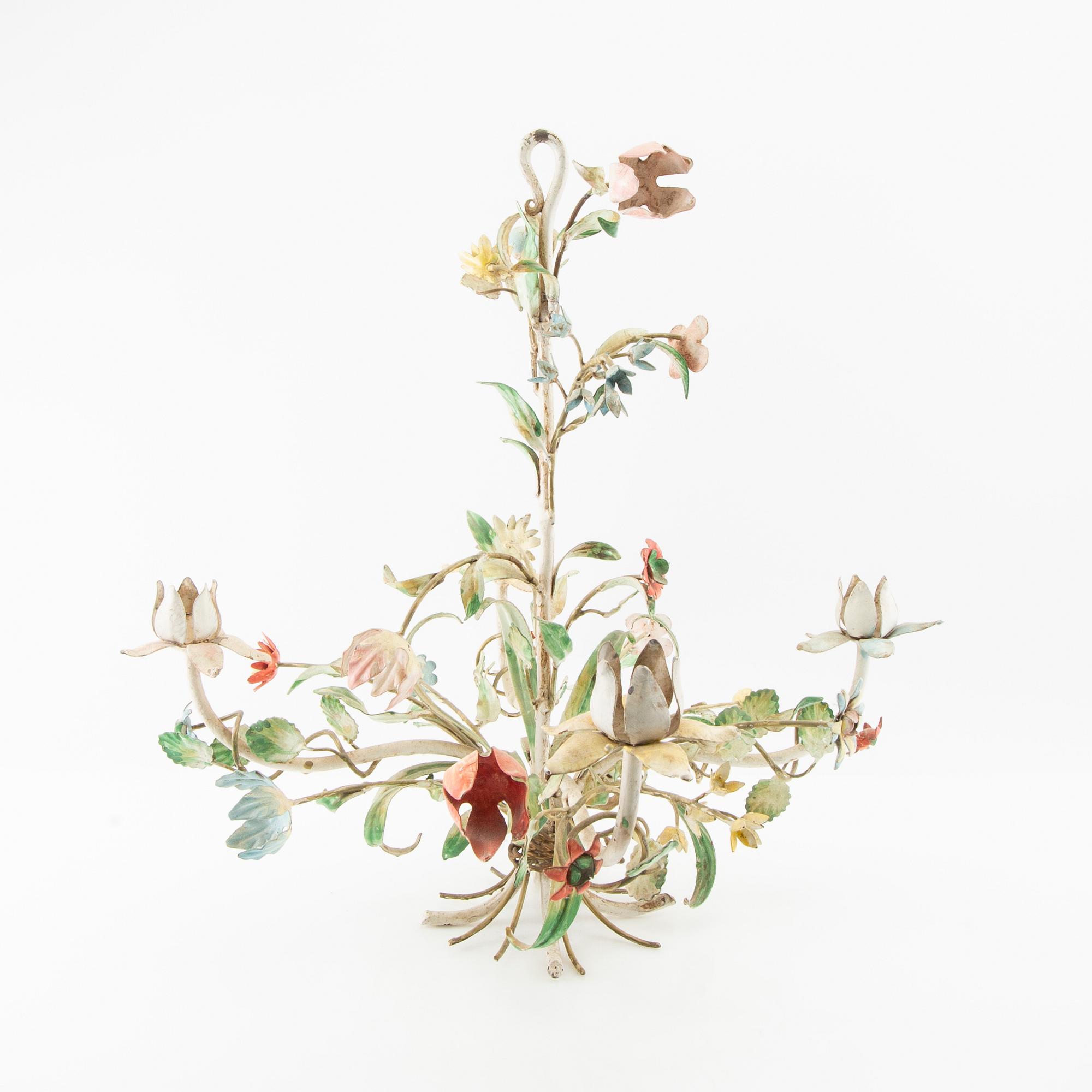 Chandelier, mid-20th century.