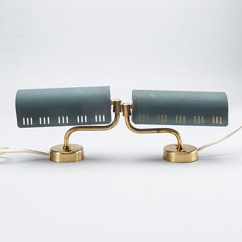 A pair of Falkenbergs wall lamps 1950/60s.