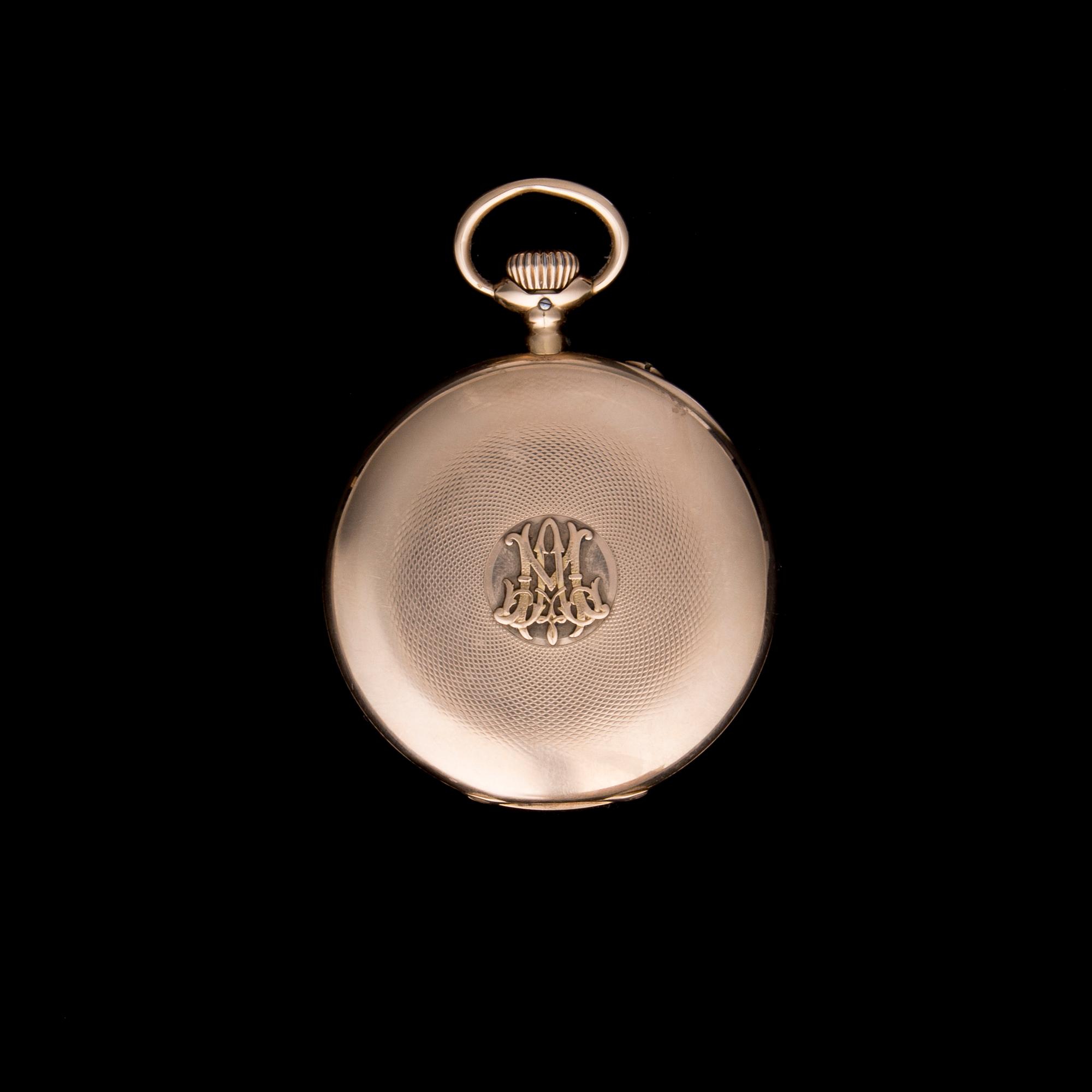 FICKUR, guld 14 k, A/B Schweiziska uraffären A.E Haglund, Helsingfors, total vikt 102 g.