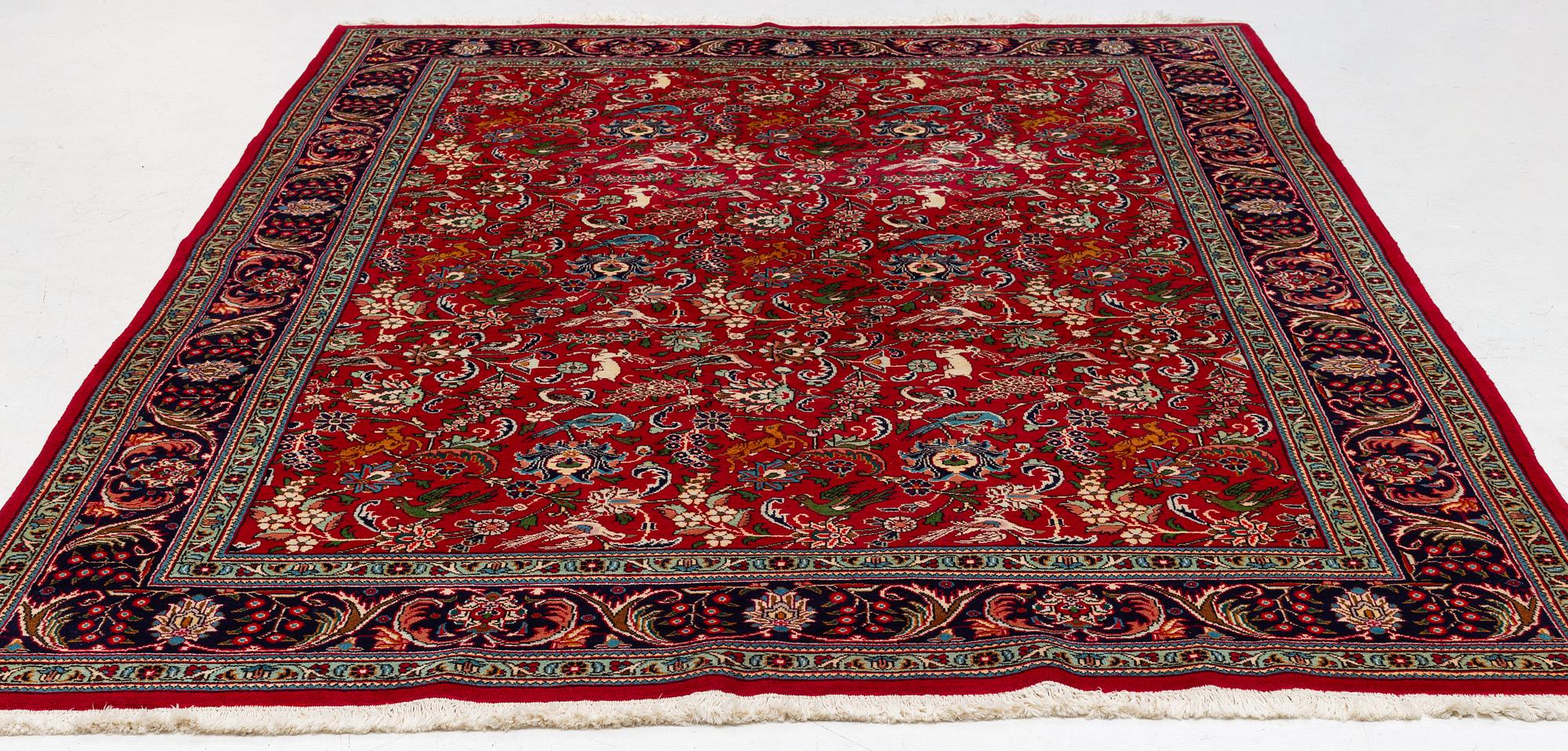 Carpet, Tabriz, approx. 350 x 245 cm.