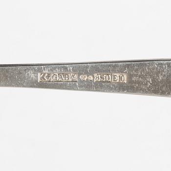 Jacob Ängman, bestickservis, 61 delar, silver, "Rosenholm", GAB, Eskilstuna, 1975-80.