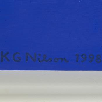 KG NILSON, oil on panel, signed and dated 1998.