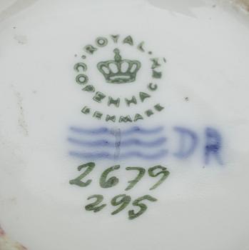 PARTI PORSLIN, 5 delar, Royal Copenhagen och Bing och Gröndahl.